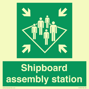 Shipboard assembly station
